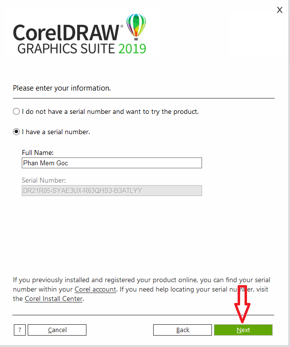 Hướng Dẫn Cài Đặt CorelDRAW Graphics Suite 2019 - bước 5